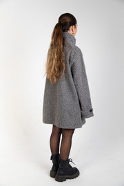 Soft mohair cropped coat
